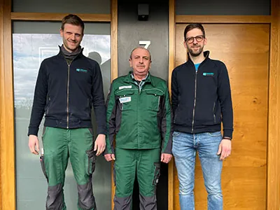 Geschäftsführung ehr Konstantin Weber zum 30-jährigen Jubiläum