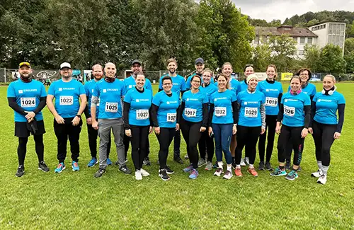 Teamfoto 15. Benefizlauf des DBG